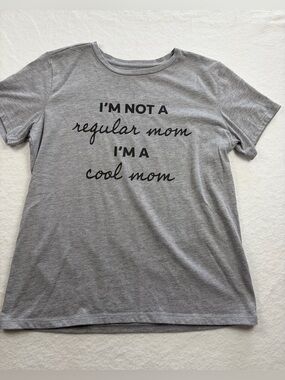 Hybrid Apparel Grey mean girls Graphic Tee with Black Text